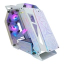 Gabinete gamer micro atx/mini itx ir02 xzgairrgbw blanco. -
