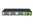 Switch ZKTeco Fast Ethernet PE242-300-C, 24 Puertos PoE 10/100Mbps, 2 Puertos 10/100/1000Mbps + 1 Puerto SFP, 9.2 Gbit/s, 4000 Entradas - No Administrable