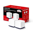 Mercusys halo h50g (2 pack) - sistema wi-fi mesh ac1900 para todo el hogar , red unificada , roaming continuo , cobertura para todo el hogar , doble banda wi-fi 1.9 gbps , fácil control por aplicación , puertos full gigabit .