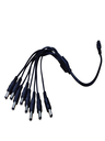 Divisor de Energía Saxxon para 8 Cámaras/1 Conector Hembra + 8 Conectores Macho/2.1mm