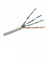 Saxxon outp6cop305bc - cable utp 100% cobre / categoria 6 / color blanco / interior / 305  mts / 4 pares / fluke test / cert iso