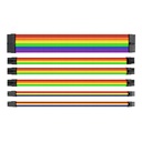 Kit Cables Fuente De Poder Thermaltake, Atx/eps/8-pin Pci-e/6-pin Pci-e, Rainbow