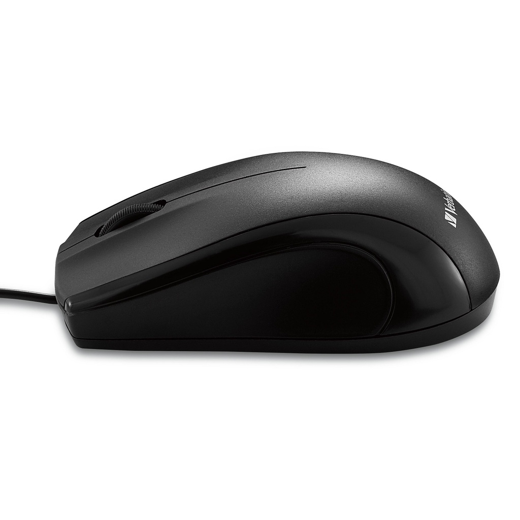 Mouse Ergonómico Verbatim Óptico 99728 Alámbrico USB 1000DPI