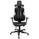 Silla gamer ocelot scorpion color negro descansa brazos ajustables 4d