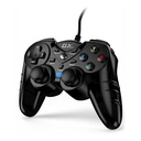 Control genius max fire gx-17uv, usb 1.8 m, 17 botones, doble vibracion, compatible con pc/ ps3, negro
