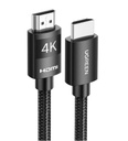Cable hdmi 2.0 de nylon trenzado | 2 metros | 4k@60hz | arc | dolby atmos | true hd | tmds | hdr | 3d inversivo | 18gbps | 3 capas de protección + 4 de blindaje | niquelado | carcasa de aluminio.