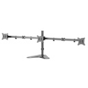 Soporte Articulado Enforce Zone-B SM435 para 3 Monitores / 17" - 27" / Soporta 7 kg/Soporte Vesa de 75x75mm / 100x100mm con Base Advanced Series Negro