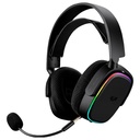 Balam Rush Audifonos Diadema Gamer AEON HS999 Inalambrico Microfono Flexible USB RGB Negro BR-936934