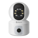 Cámara CCTV STEREN Doble Lente 2MP/VGA 92° WiFi con Detección de Movimiento