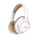 Audífonos inalámbricos bluetooth hype epic hp750 acteck elite series cancelación de ruido activo  hibrido - color blanco. ac-940863