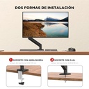 Brazo articulado para monitor naceb na-0212 - brazo articulado para monitor na-0212 negro dsa2101 modelo: na-0212