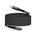 Cable magnético verbatim compacto 100w 12cm color negro
