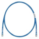 Cable de parcheo tx6, utp cat6, 24 awg, cm, color azul, 7ft