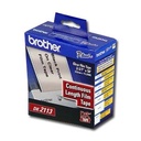 Cinta etiquetadora brother dk2113 continua transparente 62mmx15.2m