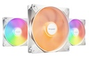 Kit de Ventiladores Be Quiet! Light Wings LX 140mm ARGB BL131 | 3 Ventiladores PWM Silenciosos | Iluminación ARGB Personalizable