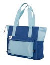 TOTEBAG AZUL PARA LAPTOP 16 Pulgadas TZLB01-V, color azul y turquesa