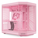 Gabinete hyte cs-hyte-y70-sm y70 edicion milky strawberry milk atx cable ryser incl rosa s/fuente