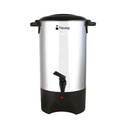 Cafetera nextep percoladora industrial 40 tazas acero inoxidable con medidor de agua y auto apagado