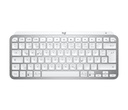 Teclado logitech mx keys mini iluminado bt 10mt pale gray (920-010477)