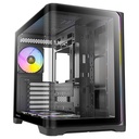 Gabinete Antec C5 Curve ARGB, Midi-Tower, ATX/Micro-ATX/Mini-ITX, USB 3.0, sin Fuente, 4 Ventiladores Instalados, Negro