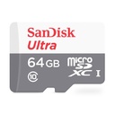 Memoria Flash SanDisk Ultra, 64GB MicroSDXC UHS-I Clase 10, con Adaptador