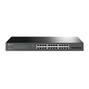 Switch TP-Link TL-SG2428P, 24 Puertos Gigabit Ethernet 10/100/1000, 4 Puertos SFP, 56 Gbit/s, 8000 Entradas, Administrado