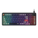 Teclado Gamer MSI FORGE GK110 / Distribución US (Inglés) / Iluminación RGB / Membrana / Anti-Ghosting