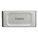Unidad de estado solido externo kingston xs2000 500gb usb-c 3.2 gen 2x2 r.2000mb/s w.2000mb/s plata -