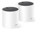Router TP-Link de Banda Dual Deco X55 AX3000 con Wi-Fi Mesh, 2402 Mbit/s, 3x RJ-45, 2.4/5GHz, 4 Antenas Internas - 2 Piezas