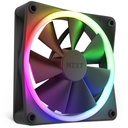 Ventilador NZXT F120 RGB, 120mm, 1800RPM, RGB, Negro