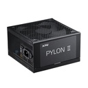 Fuente de Poder XPG PYLON II 80 PLUS Bronze ATX, Semi-Modular, 24-pin ATX, 12VHPWR, 135mm, 650W