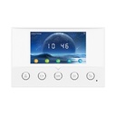 Monitor ip/sip para interior, wi-fi, pantalla a color de 4.3", audio de 2 vías, poe, 8 interfaces de entrada de alarma.
