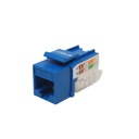 Conector modular jack rj45 enson epro-tljack5e-bl serie pro terminado sin pinzas, posicion vertical cat5e color azul compatible 