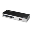 Docking station usb tipo c 2x d p o hdmi replicador usbc