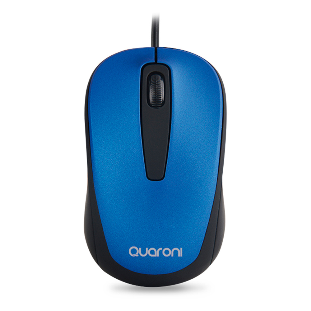 Mouse Quaroni Óptico MAQ02A Alámbrico USB 1200DPI
