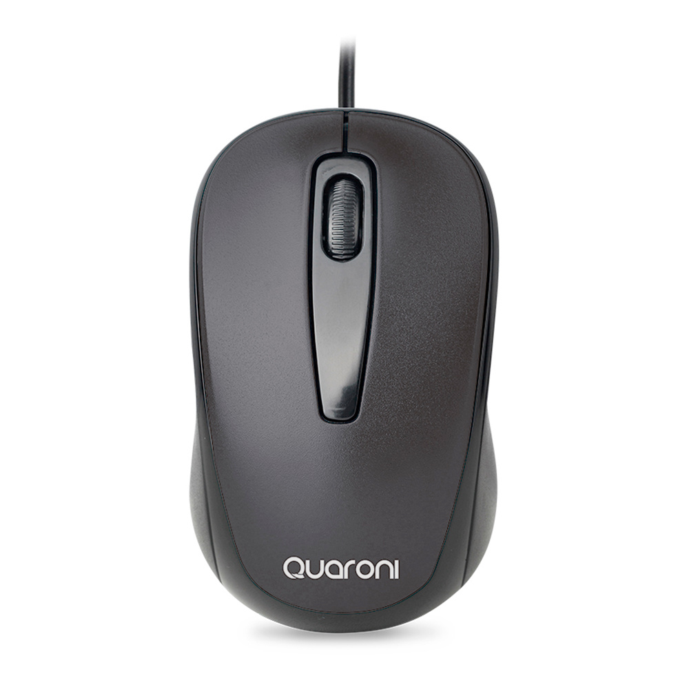 Mouse Quaroni Óptico MAQ02N Alámbrico USB 1200DPI