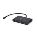 Splitter multiplicador mst mini displayport a 3 puertos hdmi - hub mst - adaptador multimonitor - concentrador mst displayport 1
